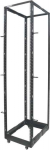 IC Intracom Intellinet Network Rack, Open Frame (4-Post), 45U, Usable Width 465mm, Black, Flatpack, Max 360kg, 19", Three Year Warranty - Closet open frame - 4 Pfosten - Schwarz, RAL 9005 - 45U - 48.3 cm (19")