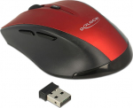 Delock Ergonomic optical 5-button mouse 2.4 GHz wireless