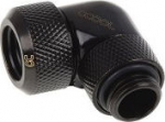 Alphacool Eiszapfen 13mm Hardtube Anschraubt&uuml;lle 90 Grad drehbar G1/4 - schwarz