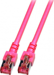 EFB Elektronik EFB RJ45 Patchkabel S/FTP, Cat.6, LSZH, 0.5m, magenta