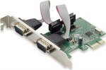 CONCEPTRONIC PCIe1x Card 2xRS232-Seriell 2.5Gbps
