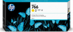 HP Yellow Ink Crtg 300ml, 766, Original, Dye-based ink