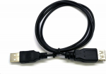 Kabel USB C-Tech USB-A - USB-A 3 m Czarny (CB-USB2AA-3-B)