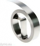 Kleepkirjalint Dymo 12mm, Non-Adhesive Stainless Steel Embossing Tape Metal 6.40m 32500