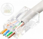 Lanview RJ45 UTP plug Cat6 for, AWG23-24 stranded/solid