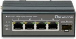 LevelOne Industr.Switch 4xGE/1xGSFP+DIN unmanaged Metall