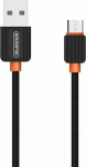 Kabel USB Somostel USB-A - microUSB 1 m Czarny (28260)