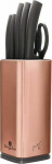 Berlinger Haus KNIFE SET W STAND BERLINGER HAUS ROSEGOLD METALLIC LINE BH-2401