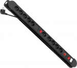 Maclean Listwa zasilająca 10 sockets z 2 switches Energy MCE10 security and traffic congestion 3680W