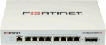 Switch Fortinet FORTINET FS-108F L2 Switch - 8 x GE RJ45 jungtys 2 x GE SFP Fanless 12V/3A power adapter of input voltage 100
