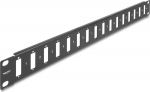 Delock Patchpanel (Blanking Panel) - with screw connection - Rack mountable - Schwarz - 1U - 48.3 cm (19")