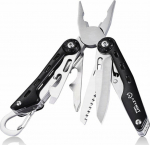 Multitool AZYMUT Turon - 10 tools + carabiner + belt pouch (H-P224108)
