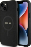 Guess GUHMP15MPSAHMCK Hardcase Saffiano MagSafe for iPhone 15 Plus / 14 Plus 6.7" / black