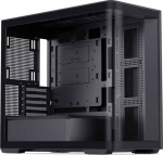 Jonsbo D300 Midi Tower, mATX, 270 Grad, Tempered Glass - schwarz
