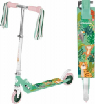 Spokey Duke Scooter Green (Children's scooter with fringes Spokey DUKE)