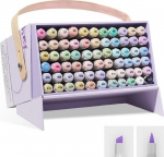 Double-sided Marker Pens ARRTX Oros, 66 Colours, pastel tone shade
