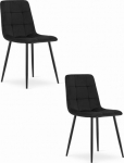 Leobert Krzesło KARA - black velvet x 2