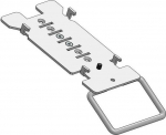 Ergonomic Solutions Keyhole Plate for Banksys, Yomani - Black- MOQ 25