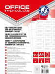 Office Products Labels OFFICE PRODUCTS, 70x37mm, White, 100 ark