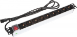 BKT Elektronik PDU 19&acute;&acute; 9xDIN49440 (schucko) plug IEC320 C14 Switch on/off
