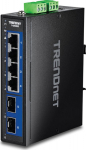 TRENDnet 6-Port Industrial 2.5G DIN-Rail Switch with 10G SFP