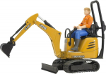 Bruder Mikrokoparka JCB 8010 CTS z figurine
