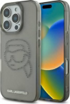 Karl Lagerfeld KLHCP16XHKHDCELK iPhone 16 Pro Max 6.9" hardcase IML Rhinestones Karl Head / black