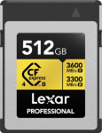 LEXAR CFEXPRESS 4.0 PRO GOLD R3600/W3300 512GB