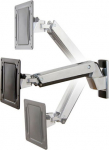 ERGOTRON INTERACTIVE TV ARM WALLMOUNT, 30-55IN 8-18KG MIS-E/F POLISHED
