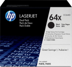 HP 64X - 2er-Pack - Hohe Ergiebigkeit - Schwarz - original - LaserJet - Toner cartridge (CC364XD)