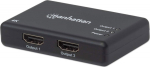 MANHATTAN 4K 2-Port HDMI-Splitter 4K@30Hz Netzteil schwarz