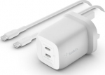 BELKIN 65W DUAL USB C GAN, CHARGER 2M C C 100W CABLE