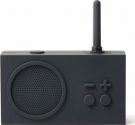 Raadio Lexon TYKHO3 tumehall - FM-raadio ja Bluetooth-k&otilde;lar 3W, IPX4, micro-USB laadimiskaabel