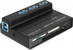Delock USB 3.0 Card Reader All in 1 + 3 Port USB 3.0 Hub