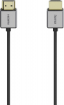 Hama 00205449, 1.5 m, HDMI Typ A (Standard), HDMI Typ A (Standard), Audio Return Channel (ARC), Schwarz, Grau