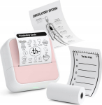 Label Printer LoveInstant Bluetooth Thermal Printer For Photos Stickers Notes Labels 53mm 203dpi / S1 / Pink