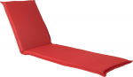 Deck chair pad SUMMER 55x190xH5cm, bordeaux