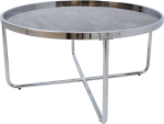 Coffee table ASTOR D80xH40cm, grey