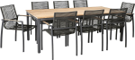 Dining set MONTANA with 8 chairs