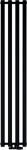 DD-Print GRŁ-G/AP-1500X422-C / AQUAFORM / ASAMI-PLUS / VERTICAL BATHROOM RADIATOR 1500X422 CZARNY Z HANGERS 682W / BY.DOL. 50MM / AQ.802-322415