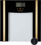 Salter SA00550BGCFAS Glass Analyser Bathroom Scale Black/Gold