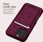 MIO Berry Blooms Magsafe Case Compatible Card Holder