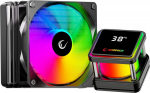 Rampage INFINITE V120 Water cooling 120MM ARGB, temperature gauge, czarne - Rampage INFINITE V120 Water cooling 120MM ARGB, temperature gauge, czarne