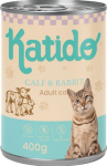 KATIDO Calf with rabbit - wet cat food - 400g