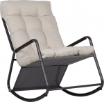 Rocking chair MARIS grey