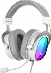 Fifine Microphone On-ear studio headphones Fifine H16W7.1 White RGB - 25.00