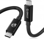 Orico Wire Thunderbolt 5 USB-C 80Gbps, 240W, 8K@60Hz, 1.5m, czarny