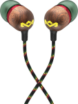 The House Of Marley Marley Wired Earbuds | Smile Jamaica | Built-in microphone | USB Type-C | Rasta