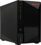 Asustor Asustor LOCKERSTOR server 2 Gen2 + (AS6702T v2) NAS Desktop Intel Celeron N5105 4 GB DDR4 0 TB ADM Czarny