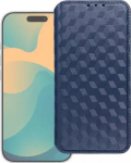 SUPERO Case with a flap for Samsung S26 ULTRA Cubic Book niebieskie